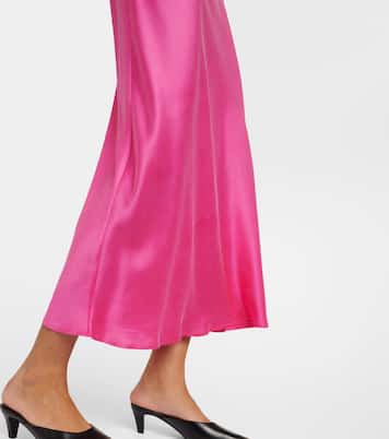 Maxikleid Valencia aus Seide | Asceno