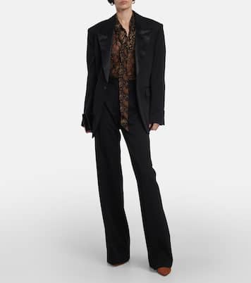 Pantalon ample Christophe en laine vierge | Nili Lotan