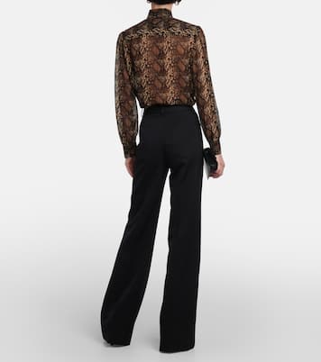 Pantalon ample Christophe en laine vierge | Nili Lotan