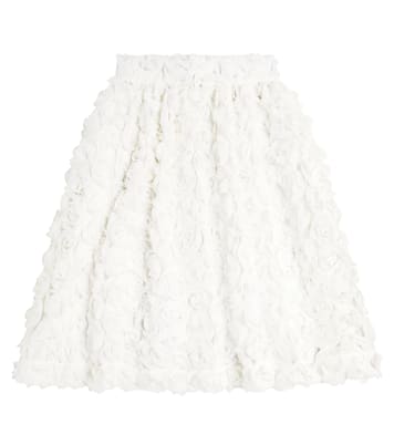 Gonna in tulle con applicazioni floreali | Caroline Bosmans