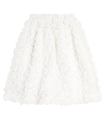 Gonna in tulle con applicazioni floreali | Caroline Bosmans
