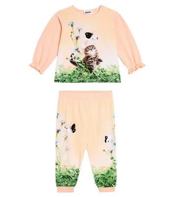 Baby Elina T-shirt and Susanne pants set | Molo