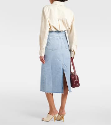 Della denim midi skirt | Agolde