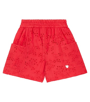 Bermudas de muselina de algodón bordadas | Monnalisa