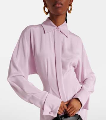 Hemdblusenkleid Lugano aus Crêpe | Sportmax