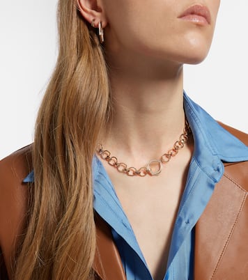 Collier Antifer en or rose 18 ct et diamants | Repossi
