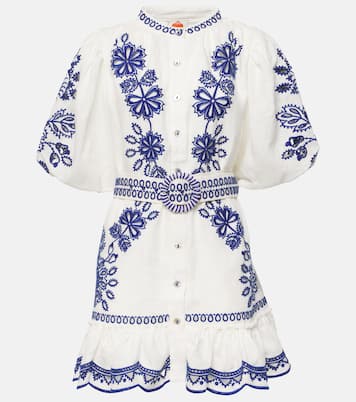 Richelieu linen minidress | Farm Rio