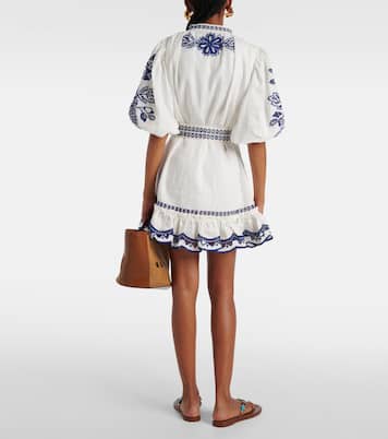 Richelieu linen minidress | Farm Rio