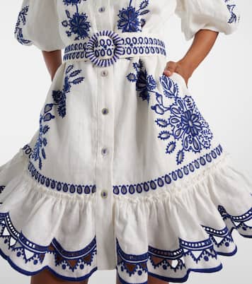 Richelieu linen minidress | Farm Rio
