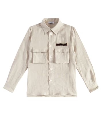 Hemd aus Leinen | Dolce&Gabbana Kids