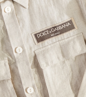Hemd aus Leinen | Dolce&Gabbana Kids