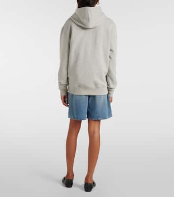 Logo cotton jersey hoodie | Ami Paris