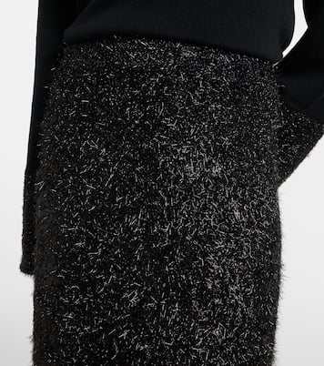 Gonna midi in maglia di lamé | Jardin des Orangers
