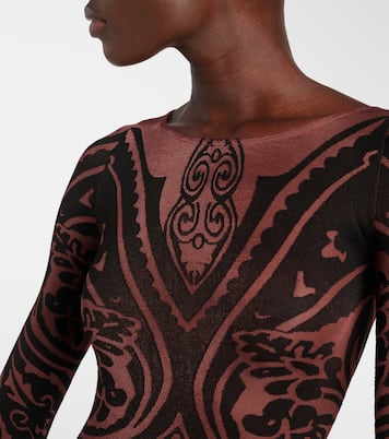 Etro x توب ليوتار بطبعات البازيلي Tattoo | Wolford
