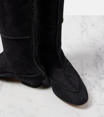 Cuissardes Hereditas 25 en daim | The Row