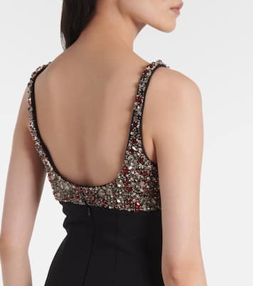 Crystal-embellished gown | Safiyaa