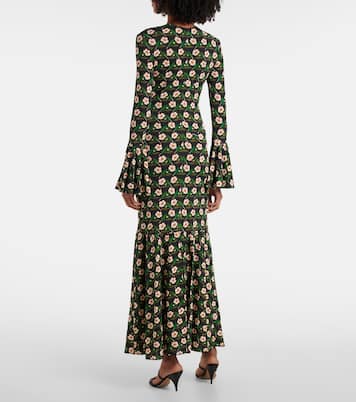 Robe longue Alba à fleurs | La DoubleJ