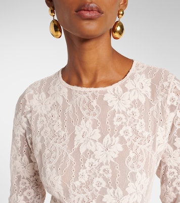 Body en dentelle à fleurs | Zimmermann