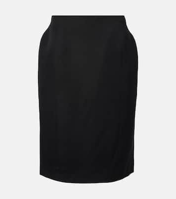 Midirock Hourglass aus Wolle | Balenciaga