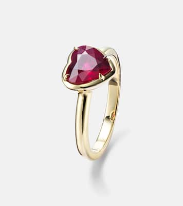 Bague Heart en or 18 ct et rubis | Anita Ko