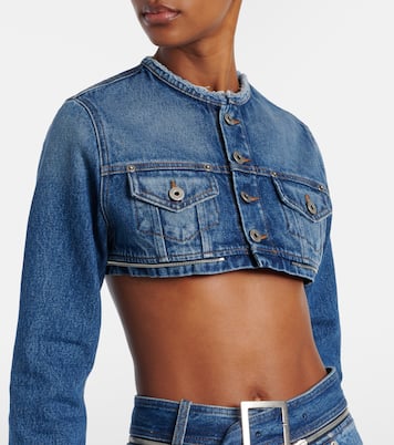 Veste raccourcie en jean | Jean Paul Gaultier