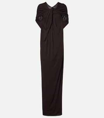 Robe longue en crêpe | Jil Sander