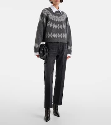 Arleth Fair Isle alpaca-blend sweater | Nili Lotan