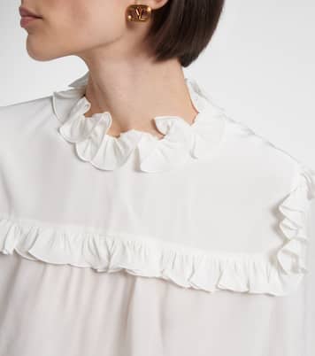 Camicia in seta crêpe de chine | Valentino