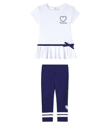 Top e leggings in jersey di cotone | Monnalisa