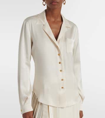 Camicia Ketty in raso di seta | Loro Piana