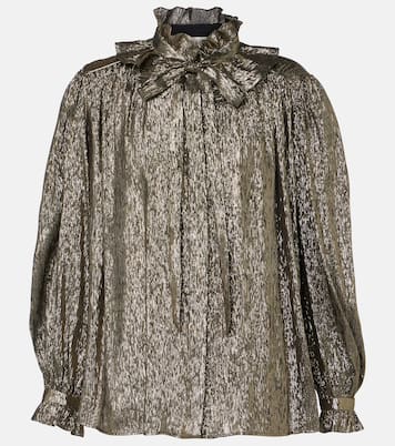 Blusa in misto seta con lamé | Chloé