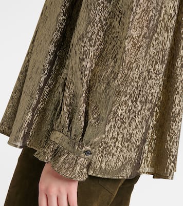 Blusa in misto seta con lamé | Chloé