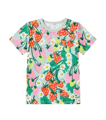Camiseta en jersey de algodón estampada | Stella McCartney Kids