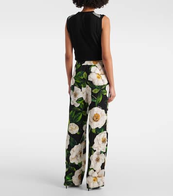 Pantalones de pijama de mezcla de seda | Dolce&Gabbana