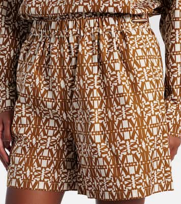 Shorts Taiga in cotone a vita alta | Max Mara