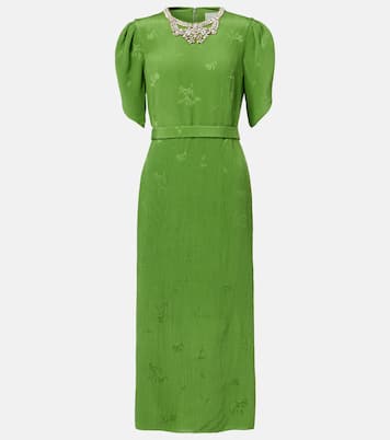 Embellished jacquard cocktail dress | Erdem