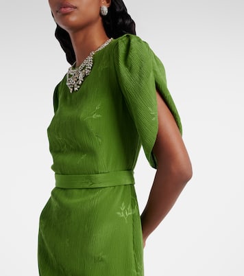Embellished jacquard cocktail dress | Erdem