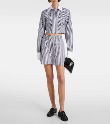 Muscari striped cotton shorts | Sportmax