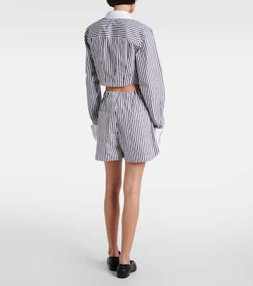 Muscari striped cotton shorts | Sportmax
