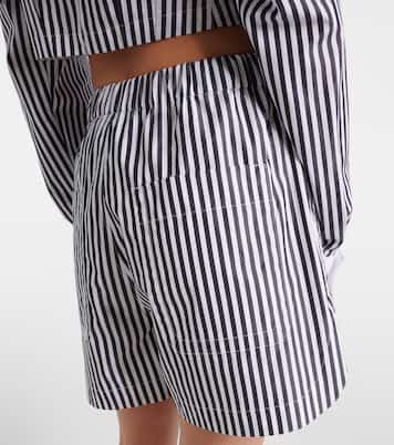 Muscari striped cotton shorts | Sportmax