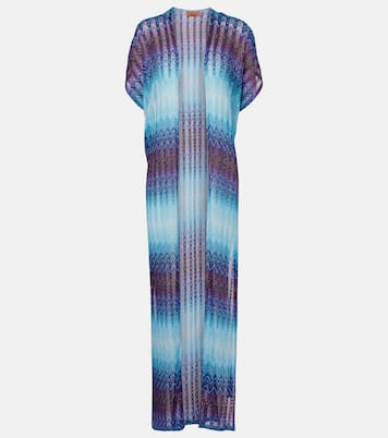 Zig Zag lamé beach cover-up | Missoni
