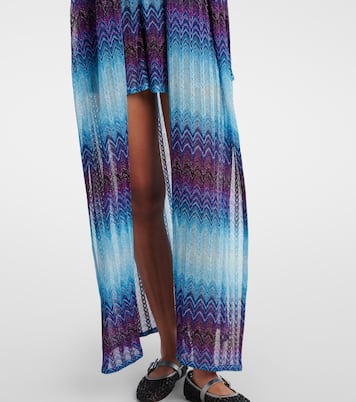 Zig Zag lamé beach cover-up | Missoni