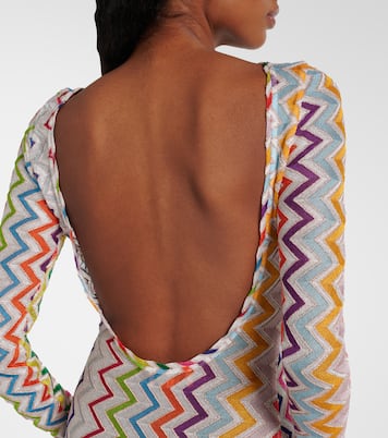 Crochet open-back beach dress | Missoni