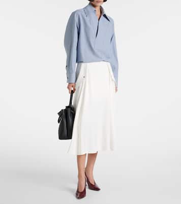 Pleated midi skirt | Bottega Veneta