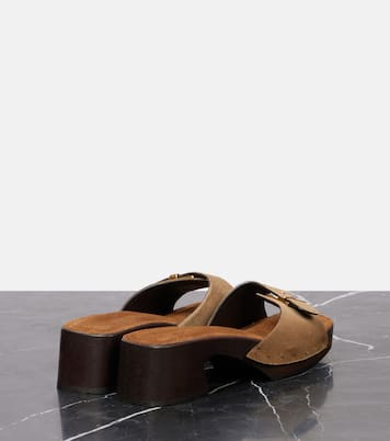 Britt 25 calf hair clogs | Khaite