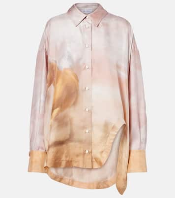 Printed silk twill shirt | The Attico