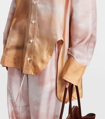 Printed silk twill shirt | The Attico