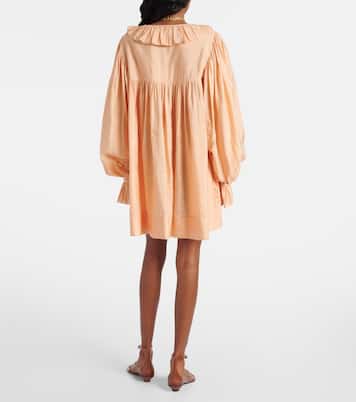 Ruffled jacquard minidress | Chloé