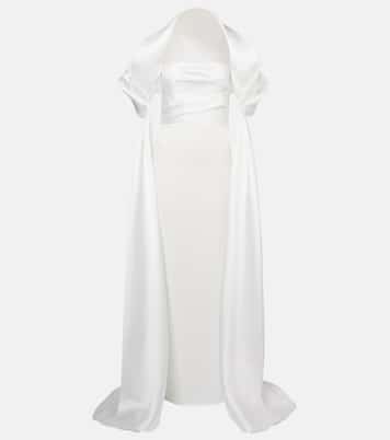 Robe longue Vera en satin | Solace London