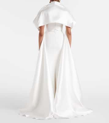 Robe longue Vera en satin | Solace London